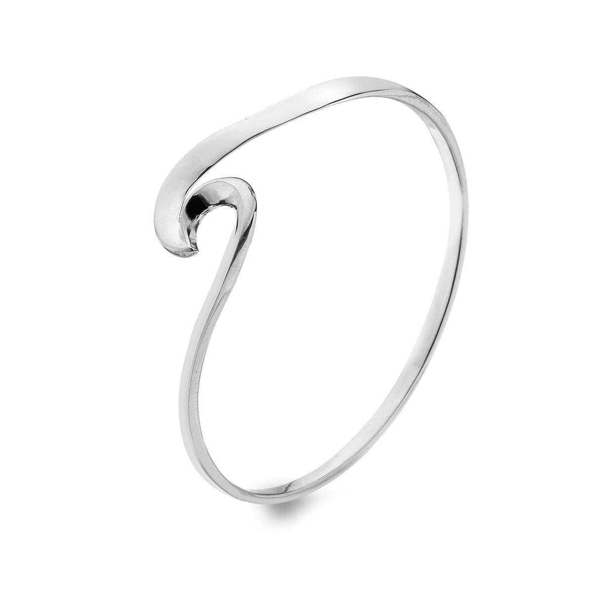 アクセサリー Vintage Silver Wide Wave Caff Bangle 925 s-l400.png