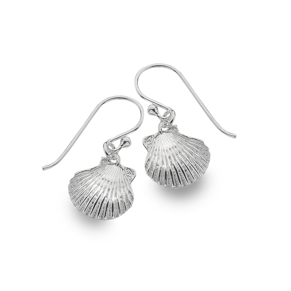 Baby Scallop Shell Earrings - SilverOrigins