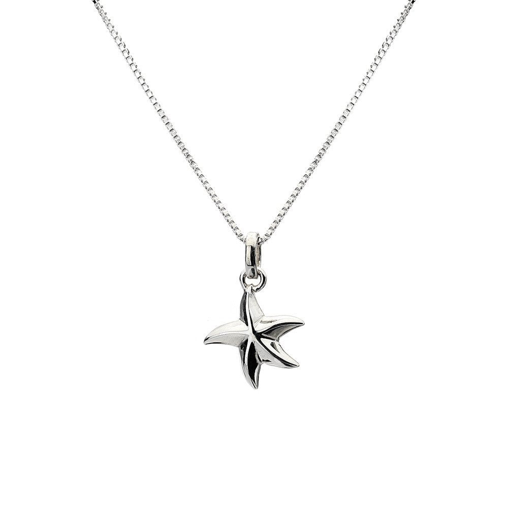 Curvy Starfish Pendant - SilverOrigins