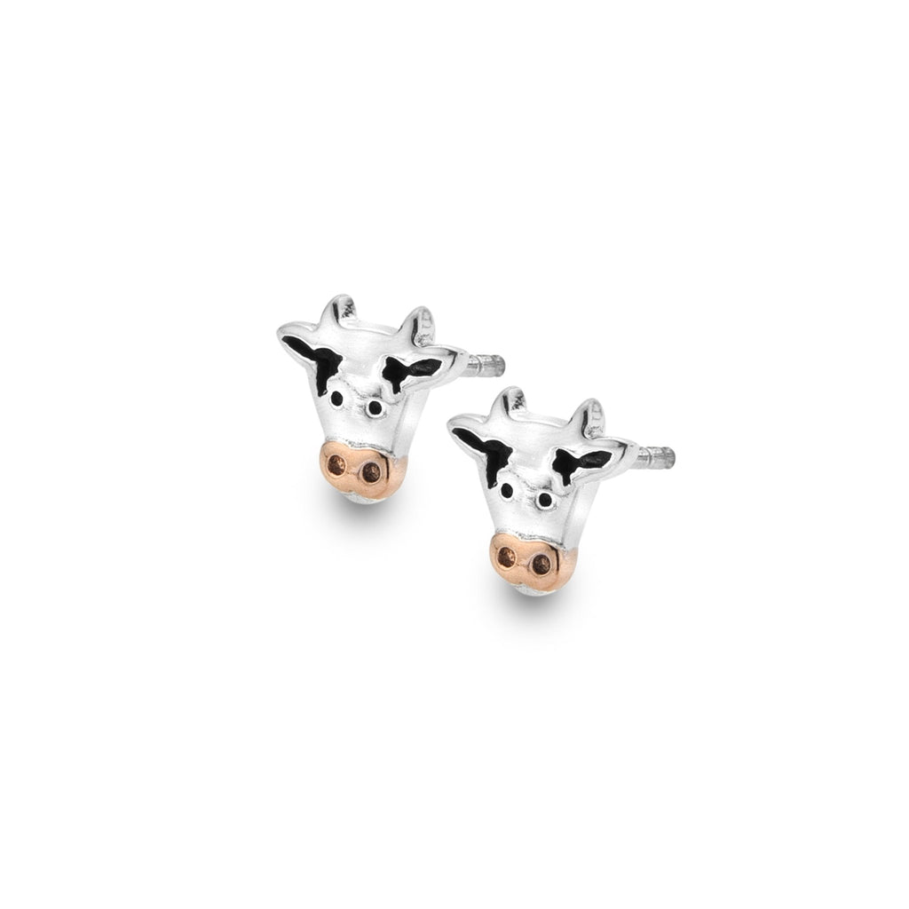 Cute cow studs - SilverOrigins