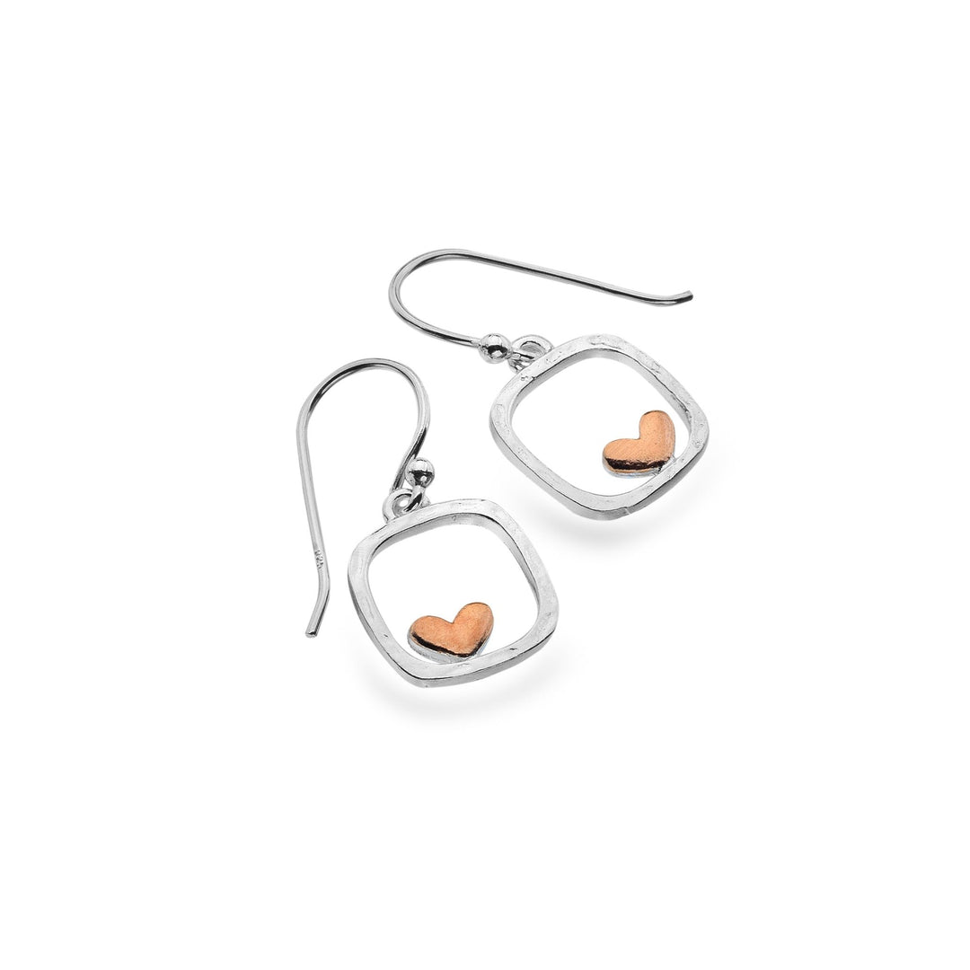 Framed Heart Earrings
