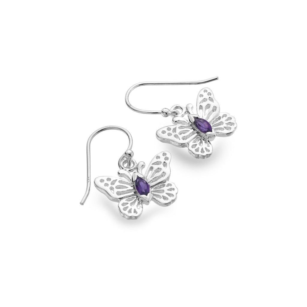 Mariposa Amethyst earrings - SilverOrigins