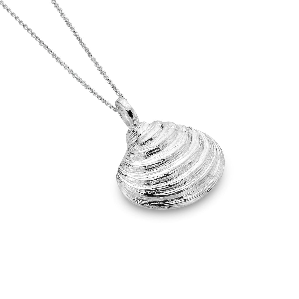 Mounts bay clam shell pendant - SilverOrigins