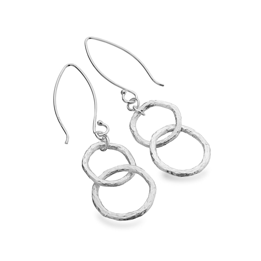 Organic loop earrings - SilverOrigins