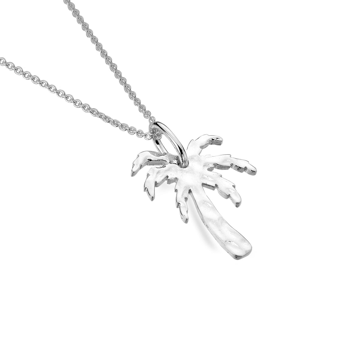 Sterling silver palm tree necklace deals