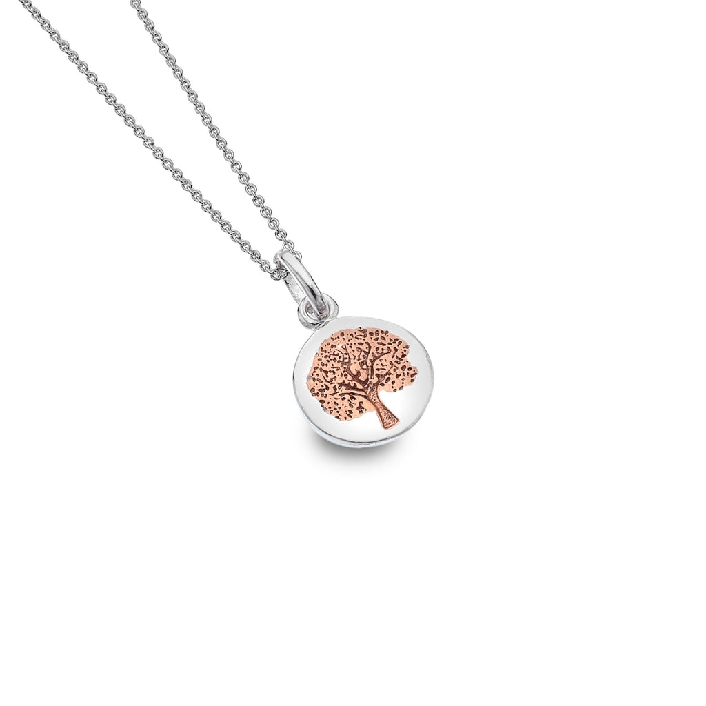 Rose gold tree of life pendant - SilverOrigins