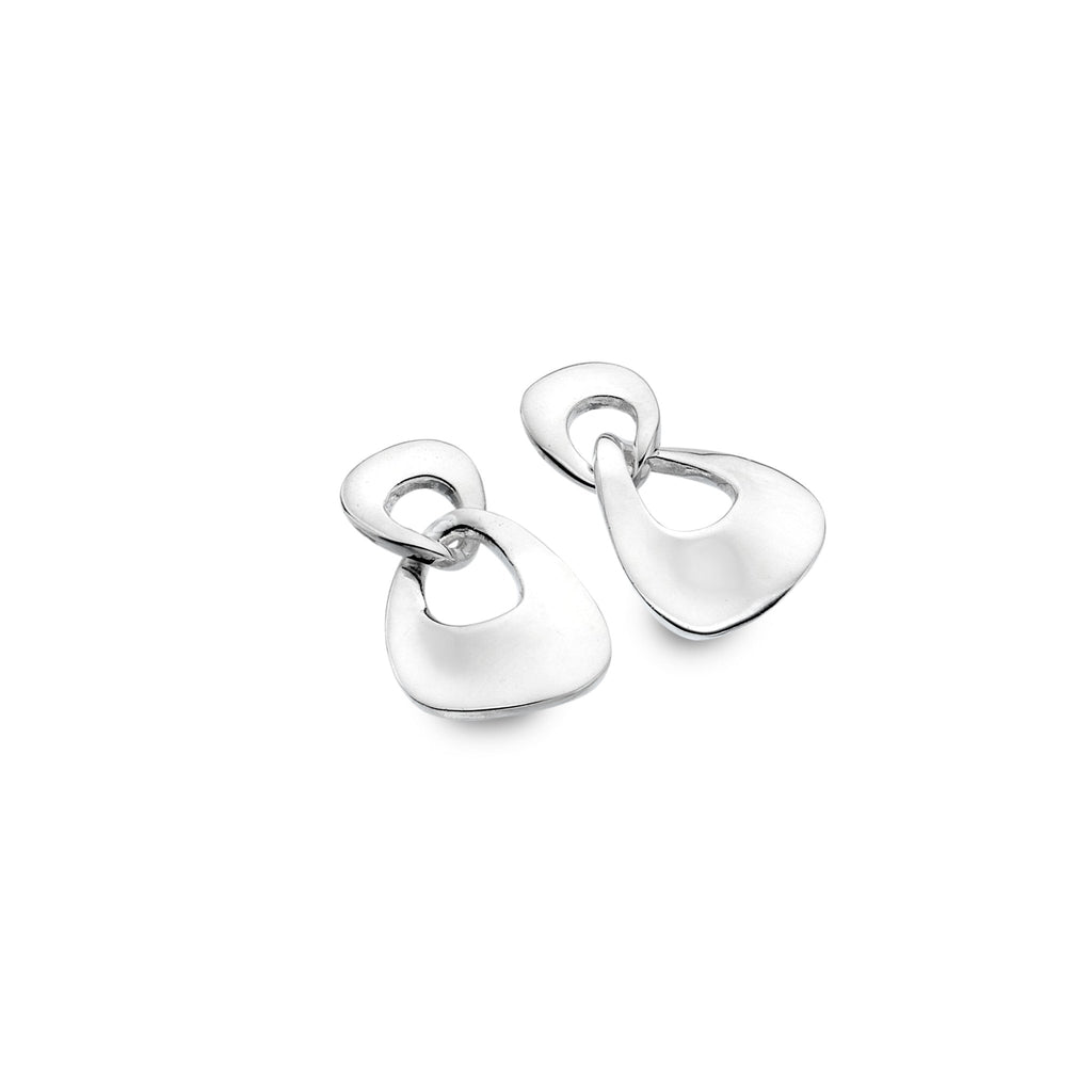 St. Ives sculpture earrings - SilverOrigins