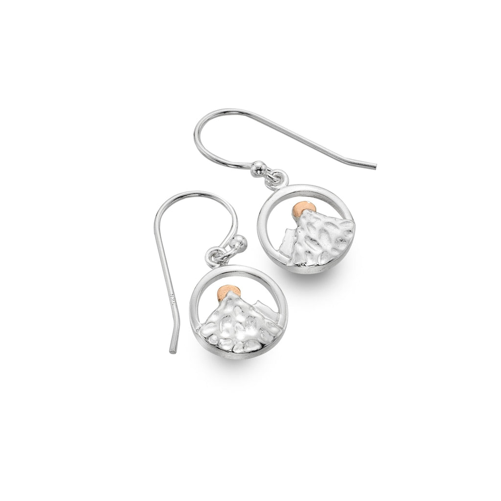 Sunset mountain earrings - SilverOrigins