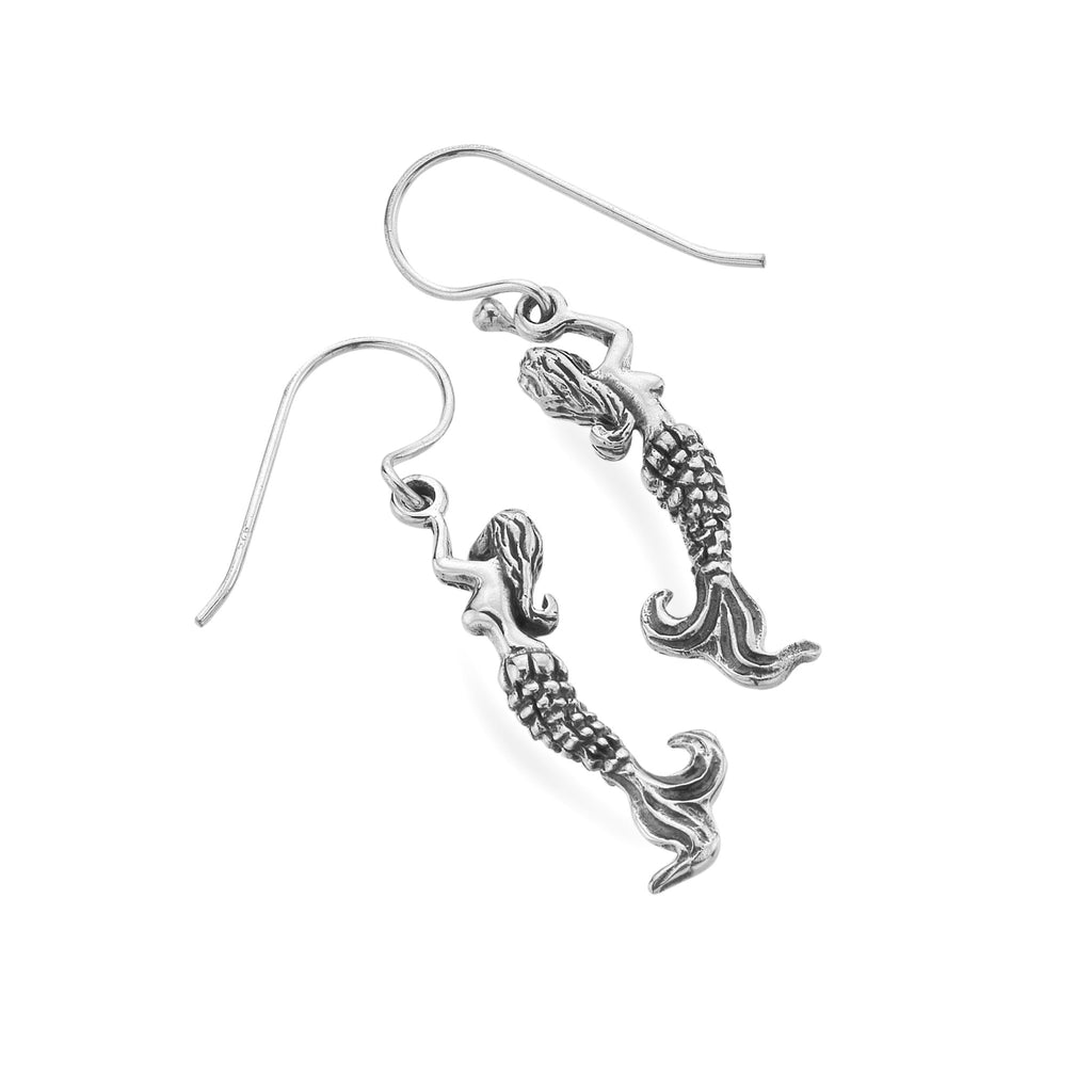 Zennor mermaid earrings - SilverOrigins