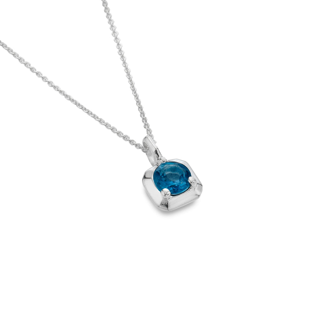 Seaside Blue Topaz Pendant