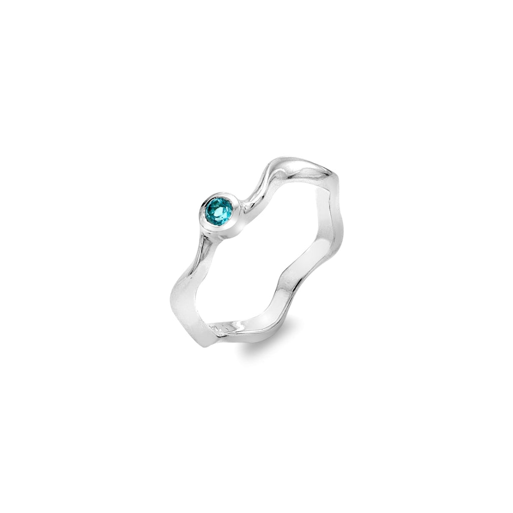 Blue motion ring - SilverOrigins