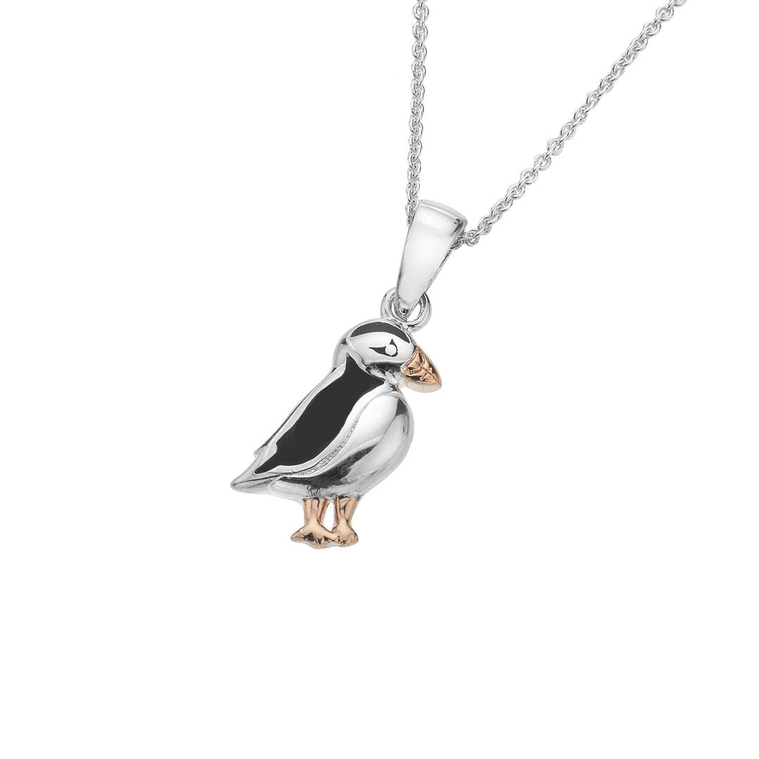 Clifftop puffin pendant