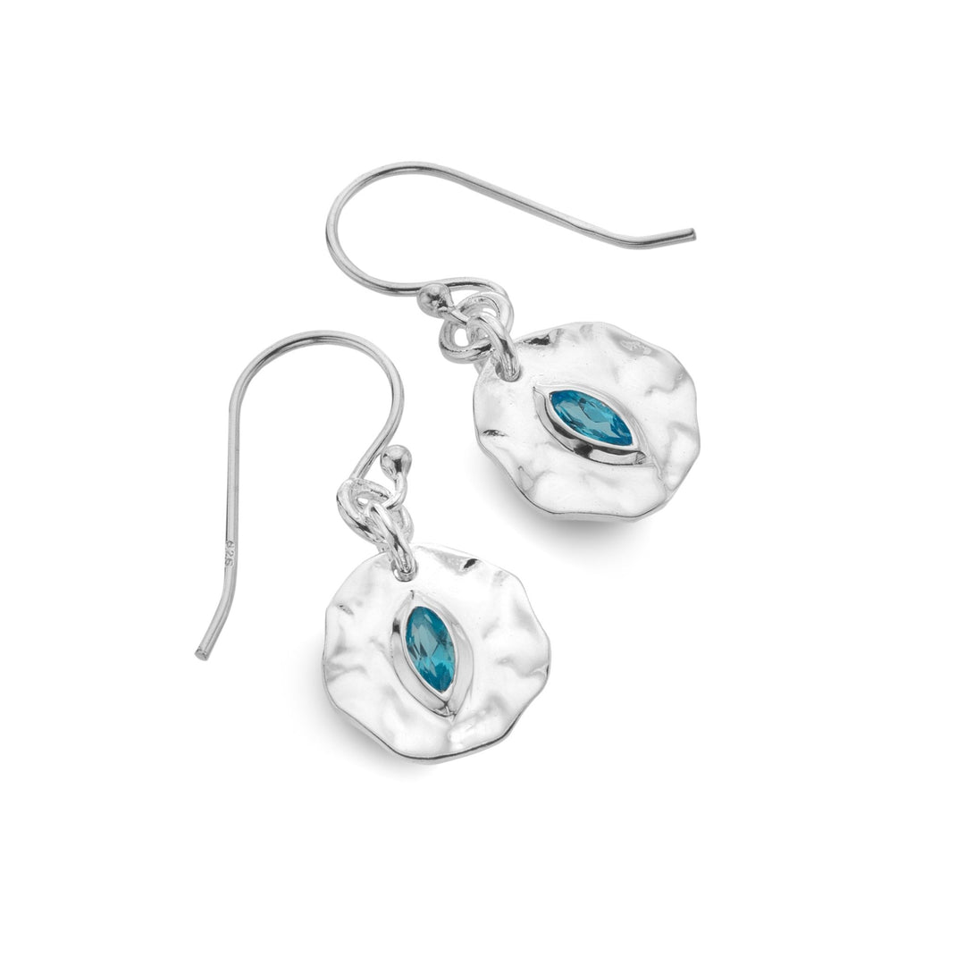 Odyssey Blue Topaz Earrings