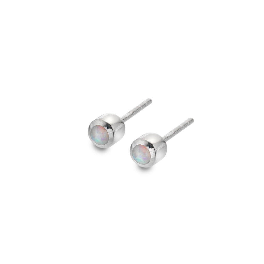 Opalite gem studs - SilverOrigins