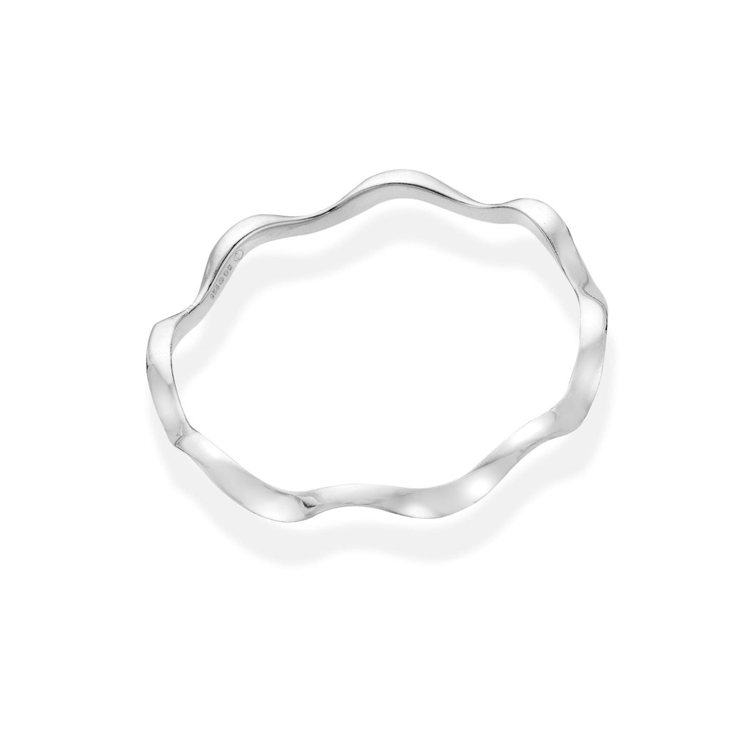 Rippling bangle - SilverOrigins