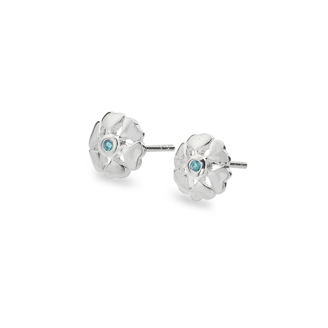 Topaz Love Flower Studs