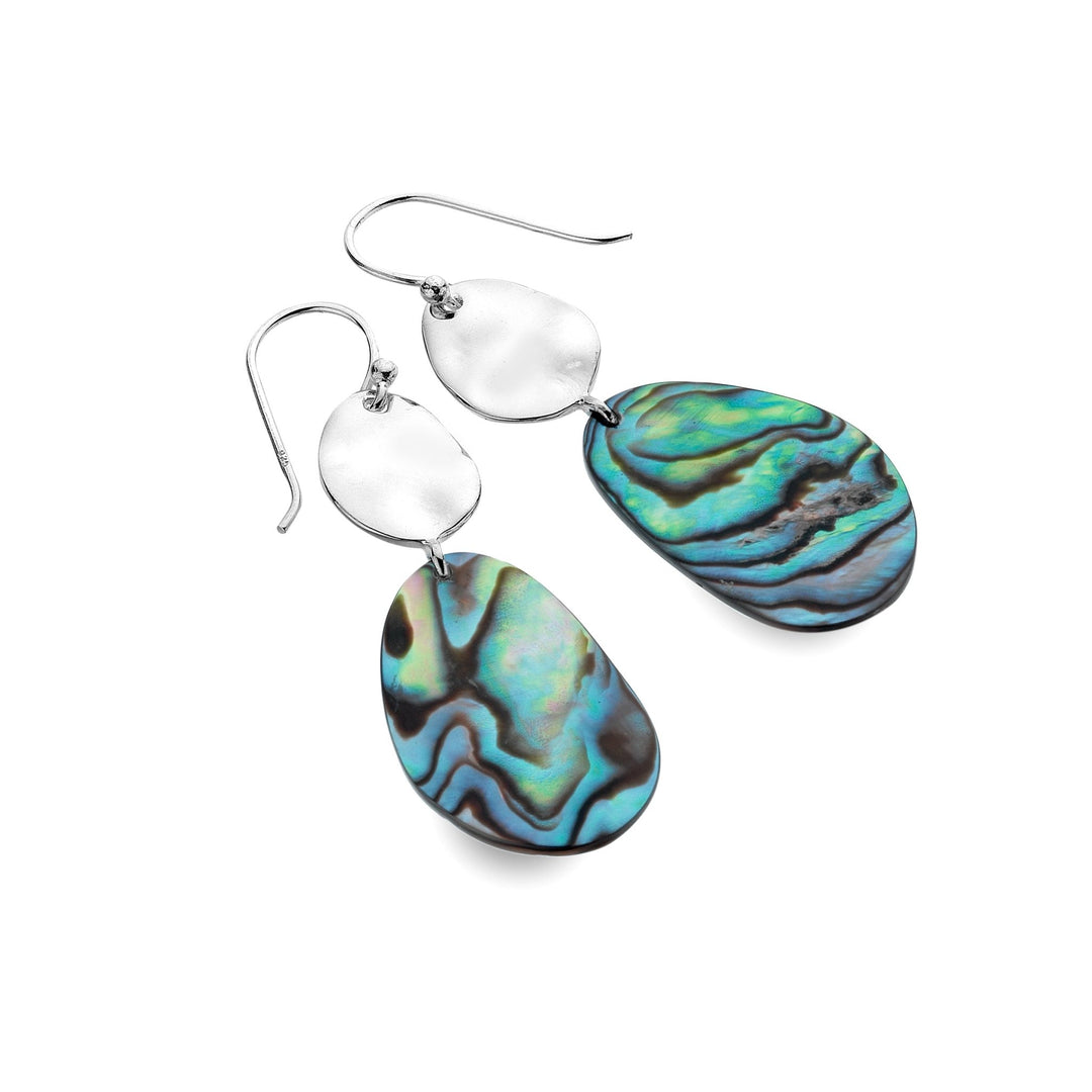 Abalone beach earrings