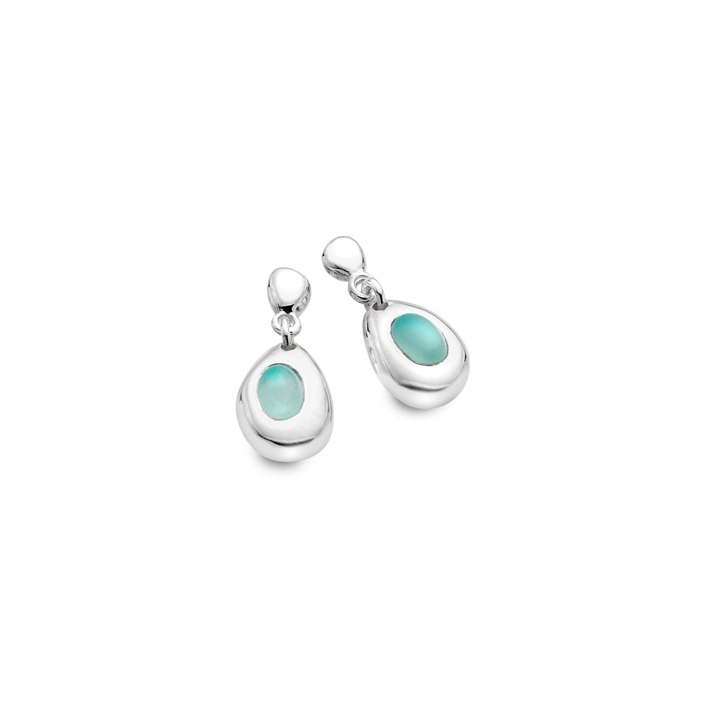 Blue cove earrings - SilverOrigins