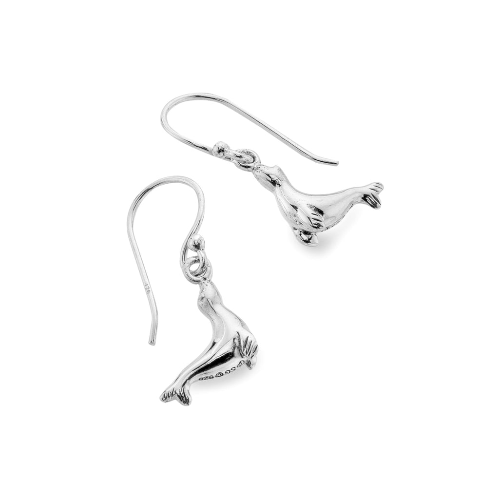 Cornish seal earrings - SilverOrigins