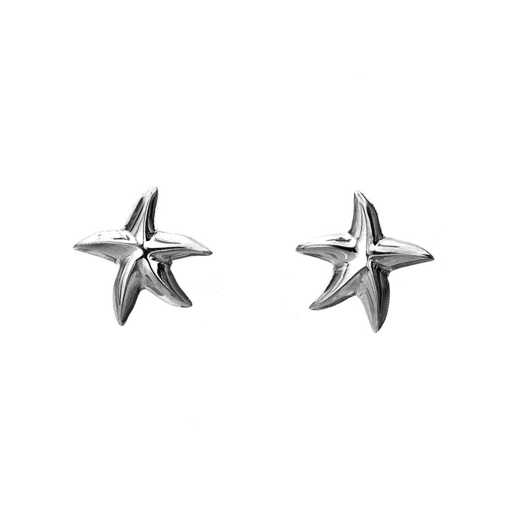 Curvy starfish studs - SilverOrigins