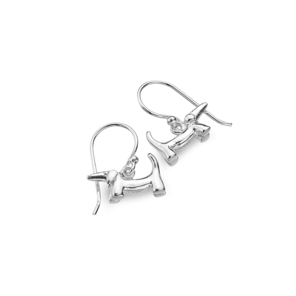 Dachshund dog earrings - SilverOrigins