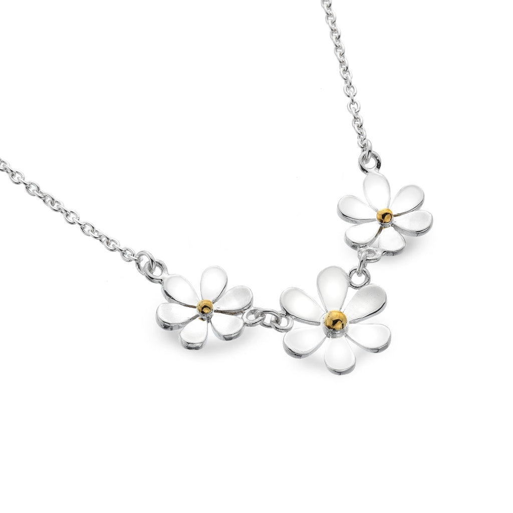 Daisy Cluster Necklace - SilverOrigins