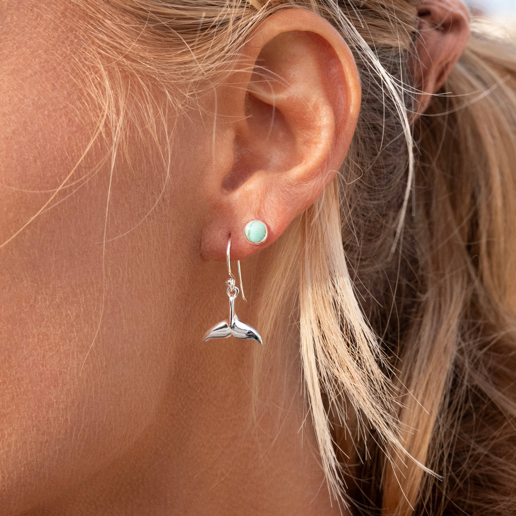 Dolphin tail earrings - SilverOrigins