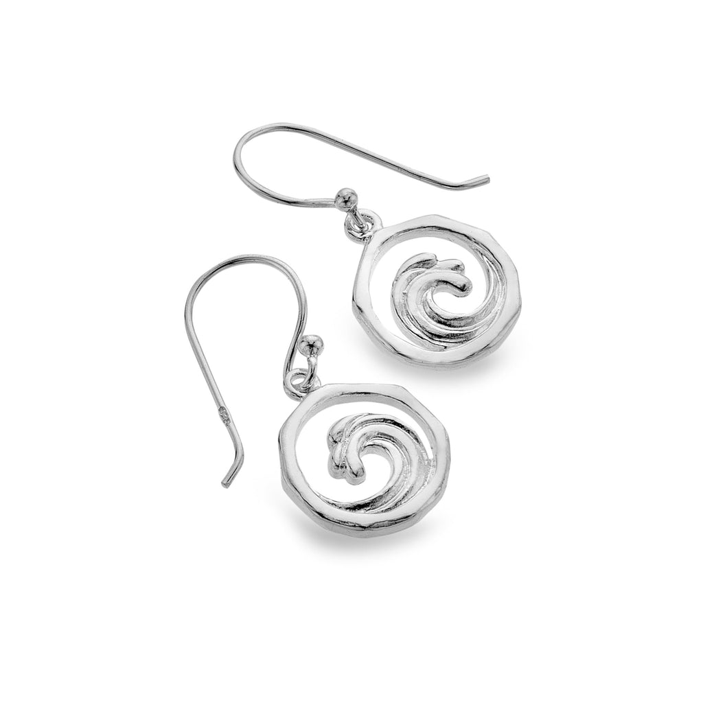 Fistral wave earrings - SilverOrigins