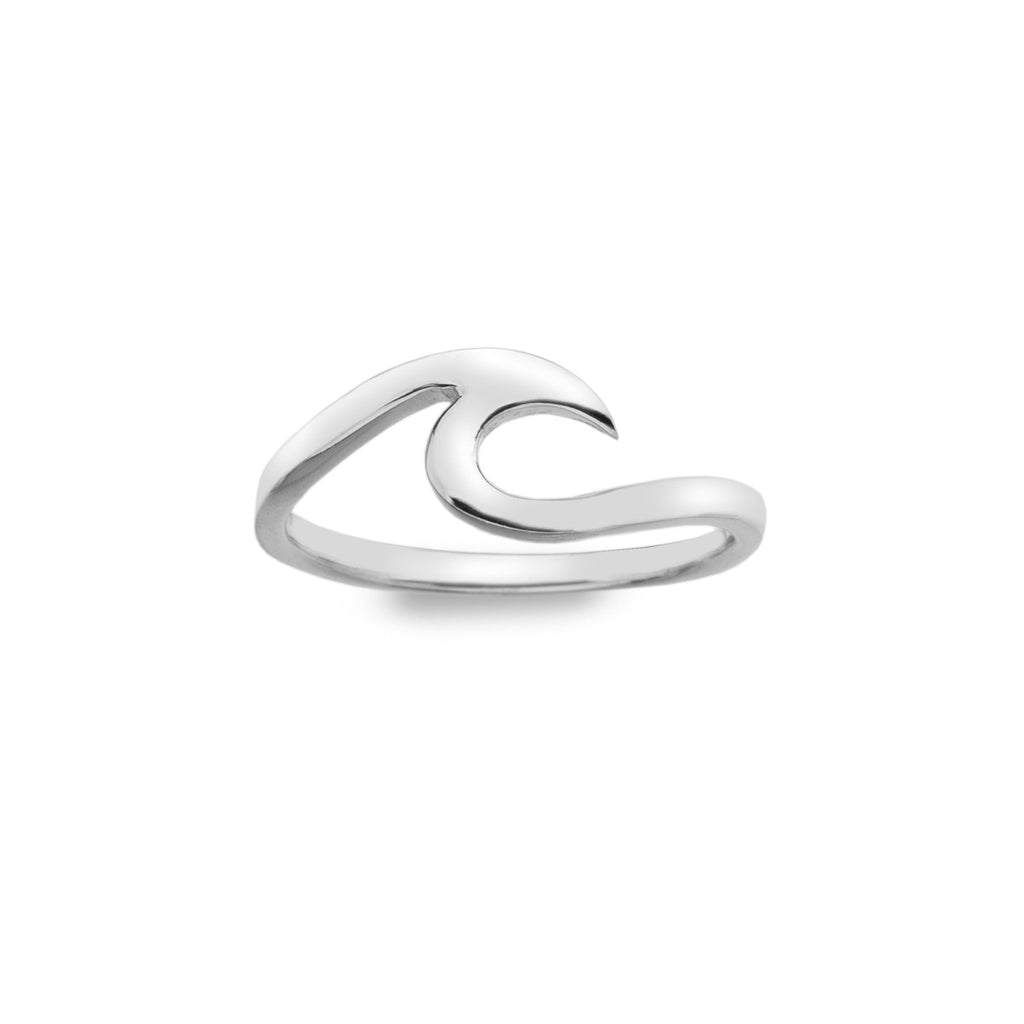 Glassy Wave Ring - SilverOrigins