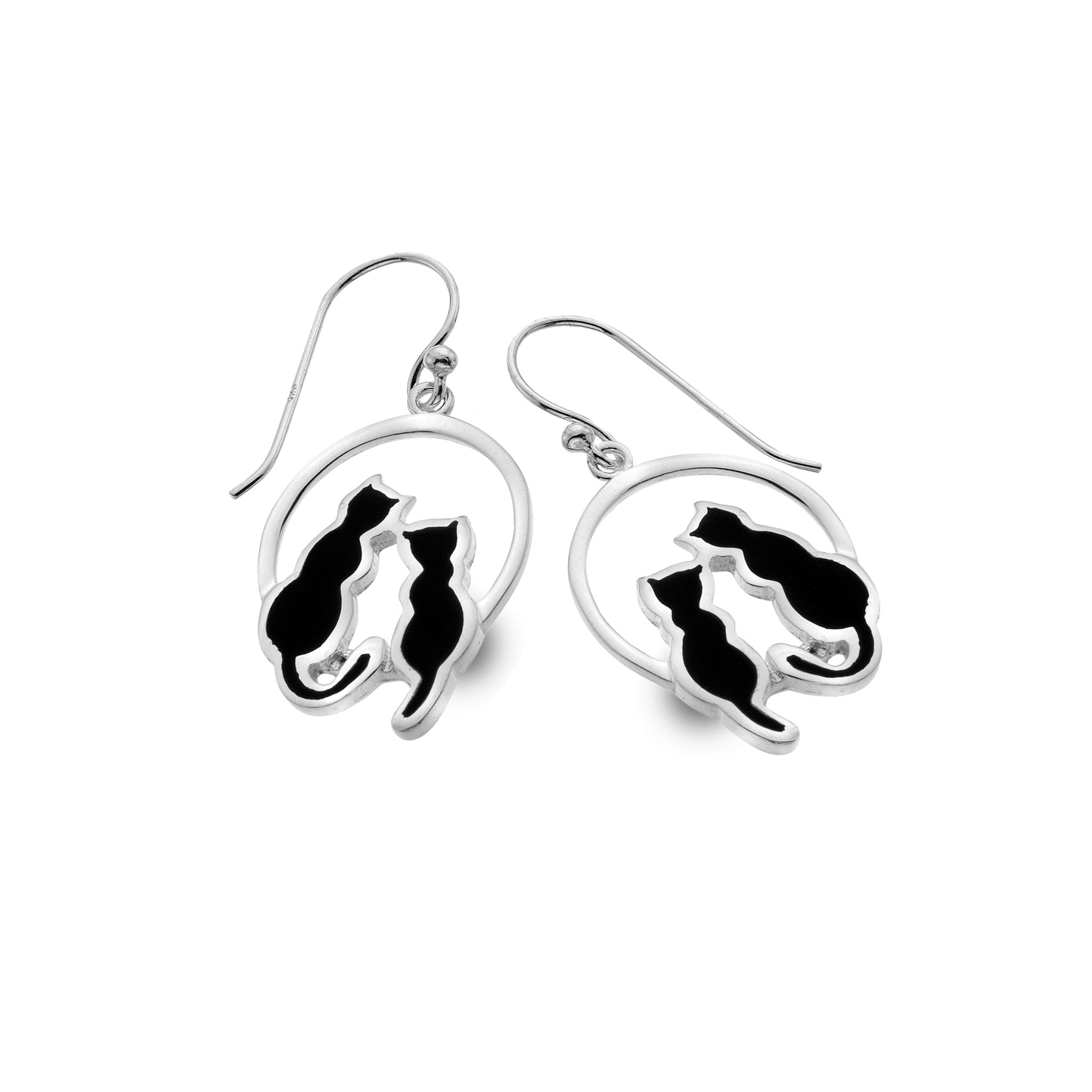 Wholesale black cat kawaii earrings funky novelty kawaii cat lover gift   SimpleNGreatcom