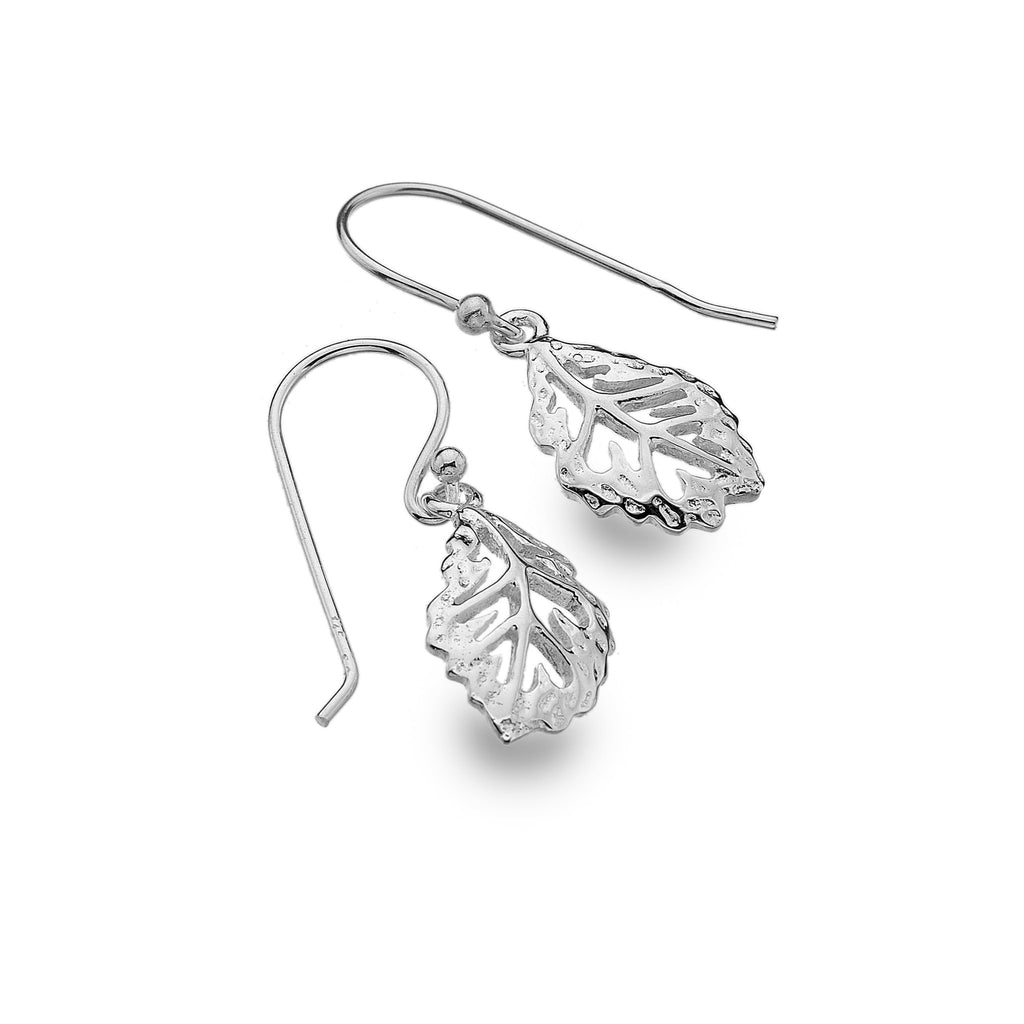 Oak leaf earrings - SilverOrigins
