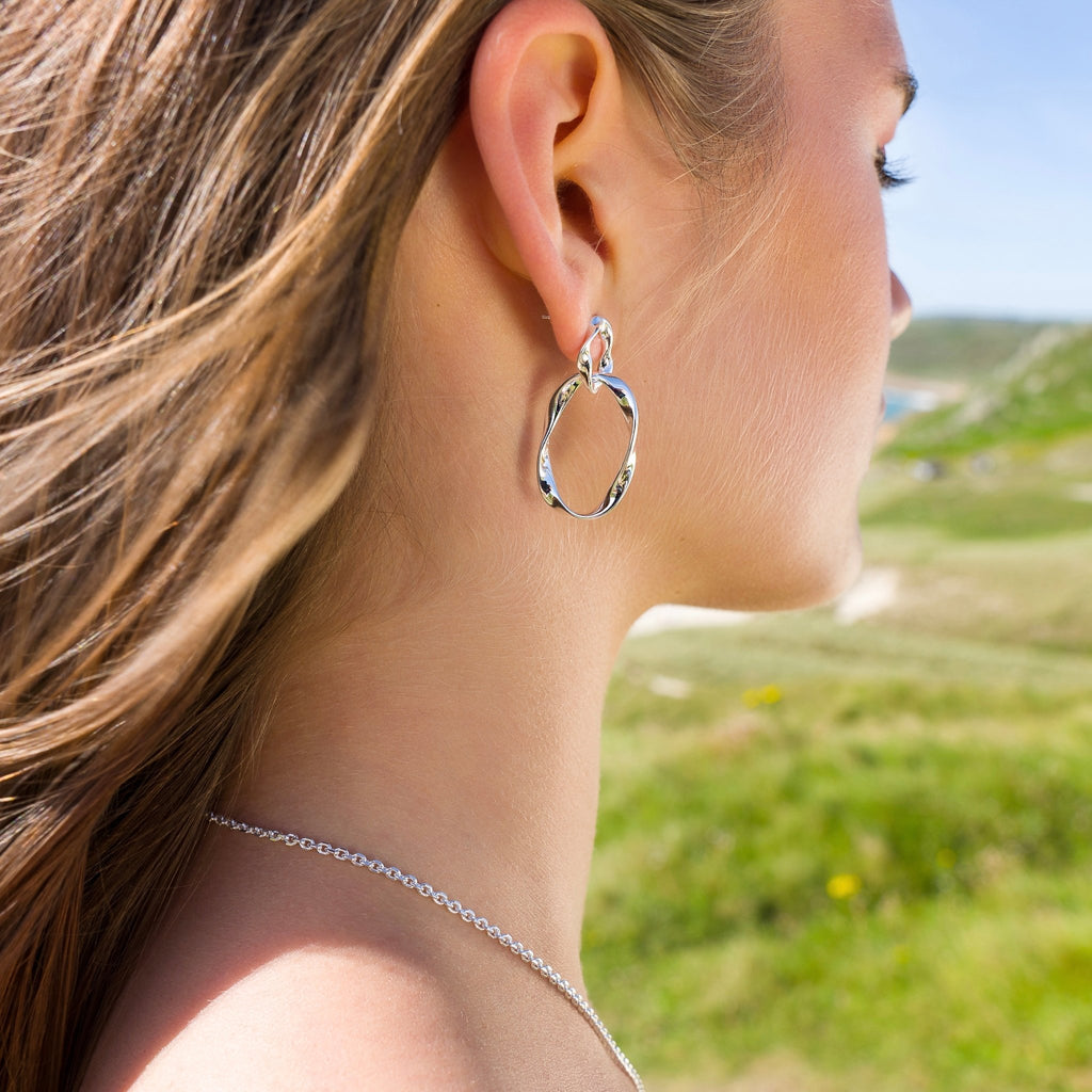 Ocean motion earrings - SilverOrigins