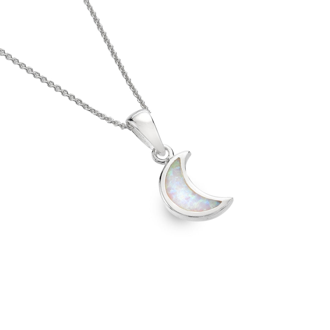 Opal moonlight pendant