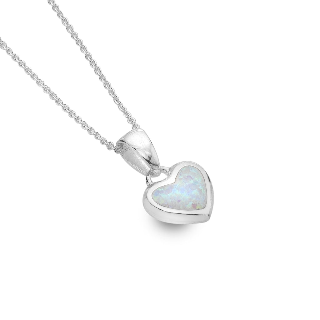 Opalite love stone pendant - SilverOrigins