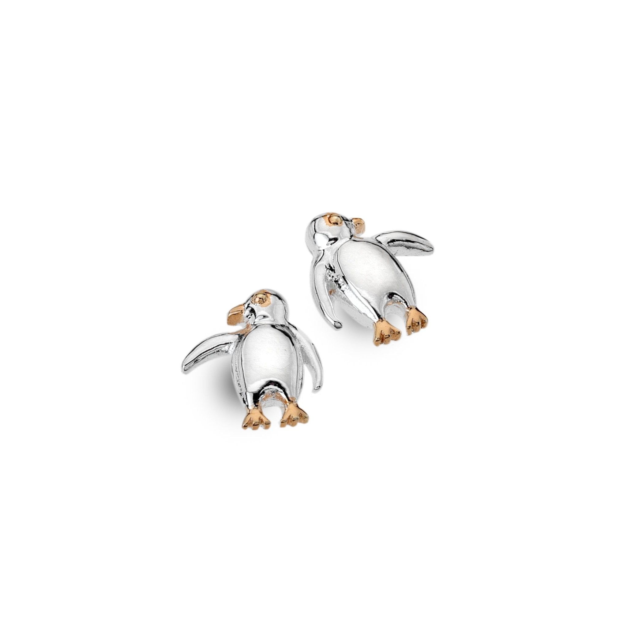 Orecchini Pinguino In Argento Sterling 925 – Gioiello A Forma Di Pinguino – Confezione Regalo