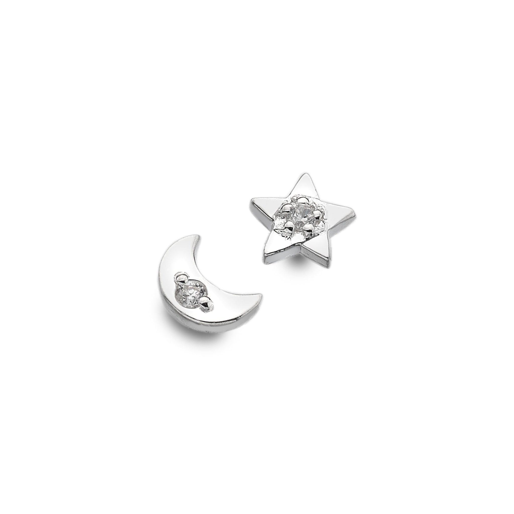 Moon and Star Earrings, Opal Earrings, Dangle Earrings, Delicate Jewelry,  Gold Earrings, Gold Jewelry, Opal, Opal Star, Opal Moon, Celestial - Etsy