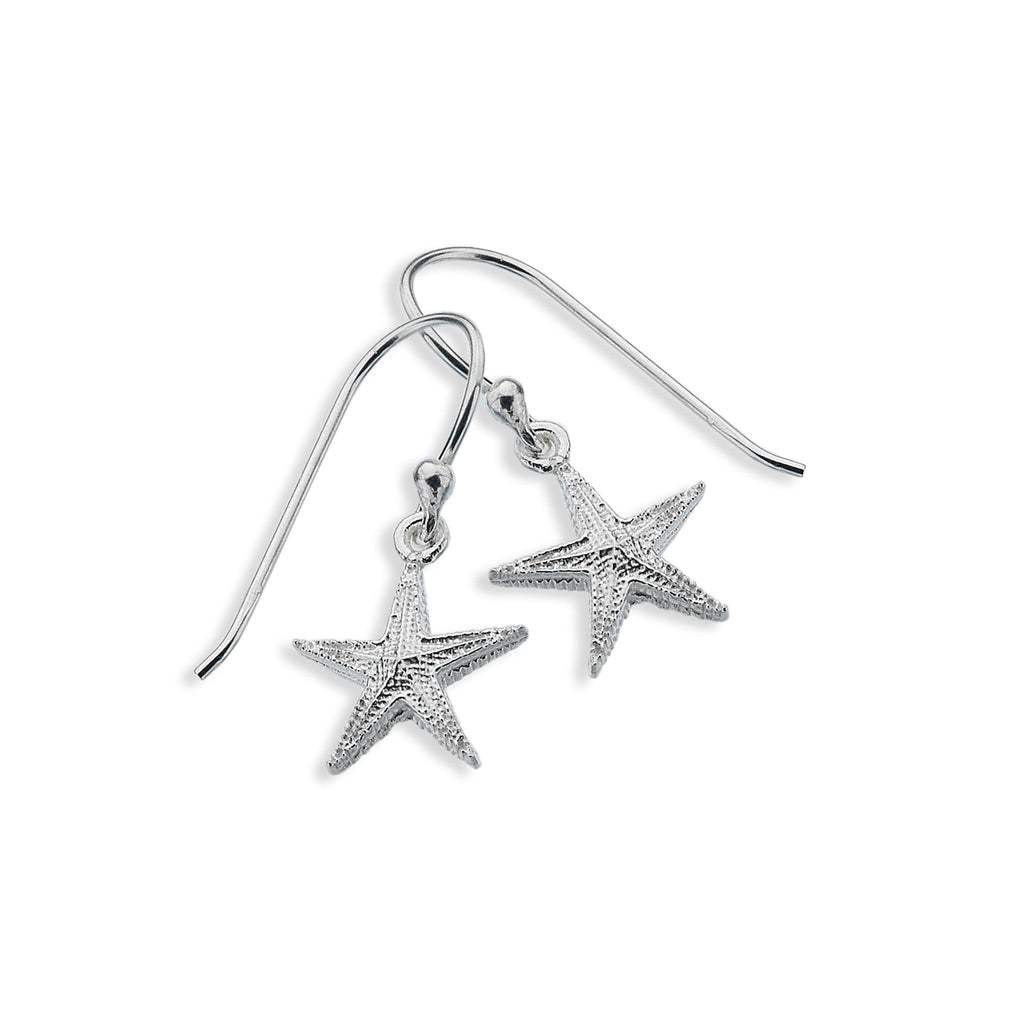 Sparkling Starfish Earrings - SilverOrigins