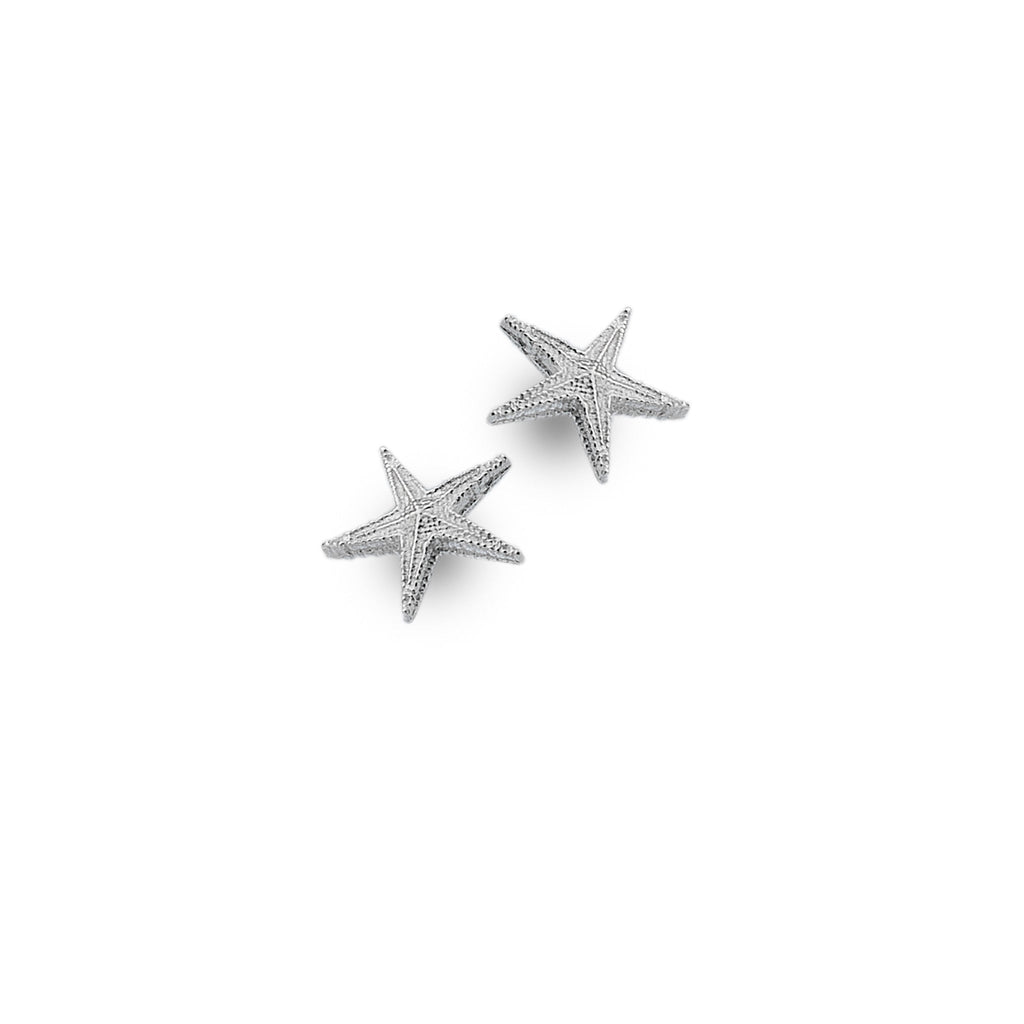 Sparkling Starfish Studs - SilverOrigins
