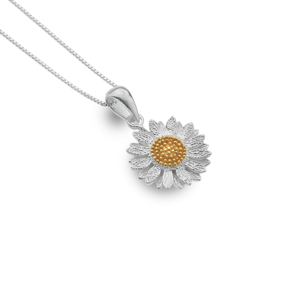 Sunflower pendant - SilverOrigins