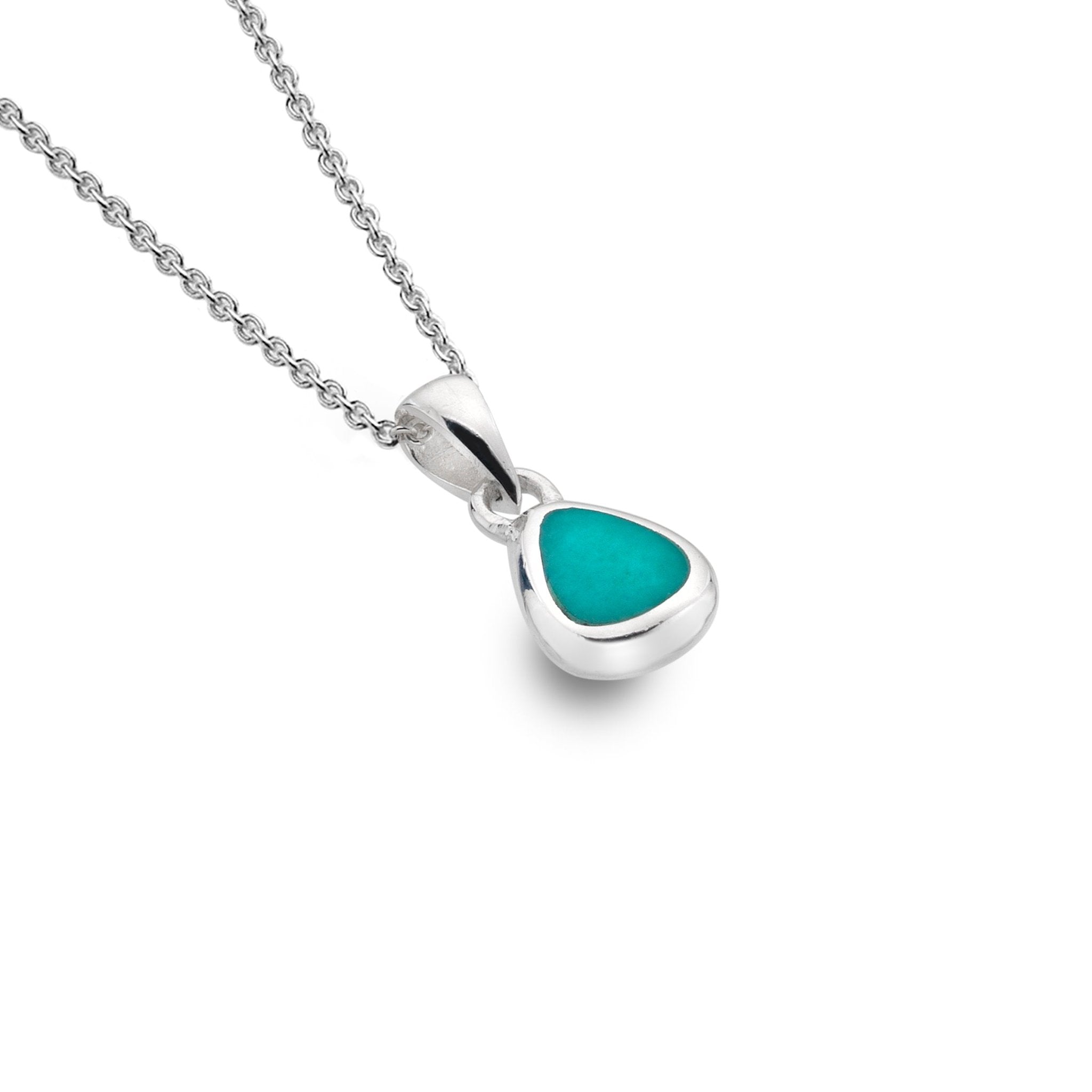 Turquoise Pebble Pendant